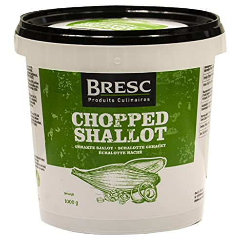 Bresc gehackte Schalotten - 5x 1kg - Schalotte grob gehackt für heiße Zubereitungen wie Suppen, Saucen und Ofengerichte, vegan und köstlich, mild-würzig Bresc gehackte Schalotten - 5x 1kg - Schalotte grob gehackt für heiße Zubereitungen wie Suppen, Saucen und Ofengerichte, vegan und köstlich, mild-würzig von Bresc
