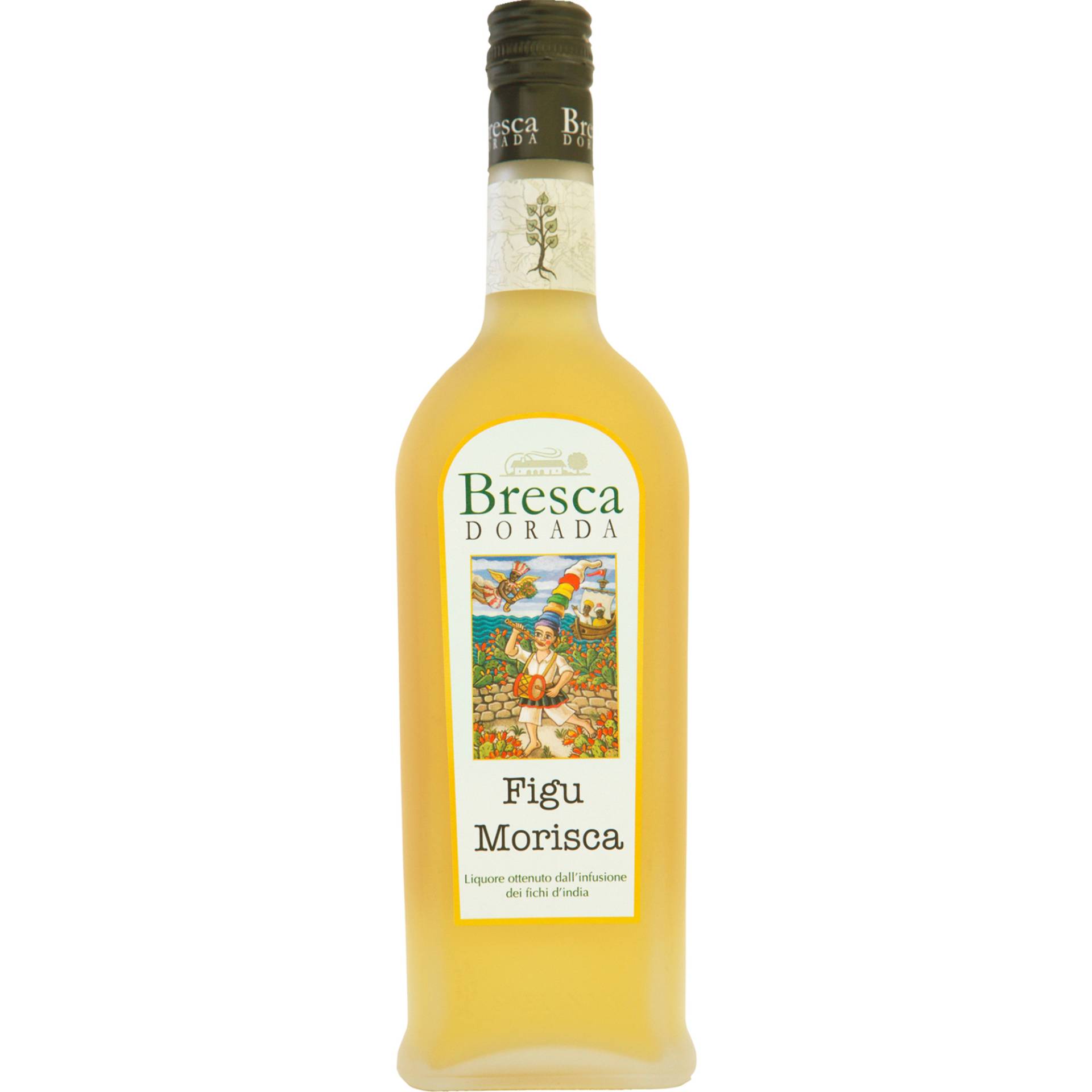 Figu Morisca Kaktusfeigenlikör, 0,5 L, 25% Vol., Spirituosen von Bresca Dorada Srl - Loc. Cann´e Frau  - 09043 Muravera - Sardegna - Italia