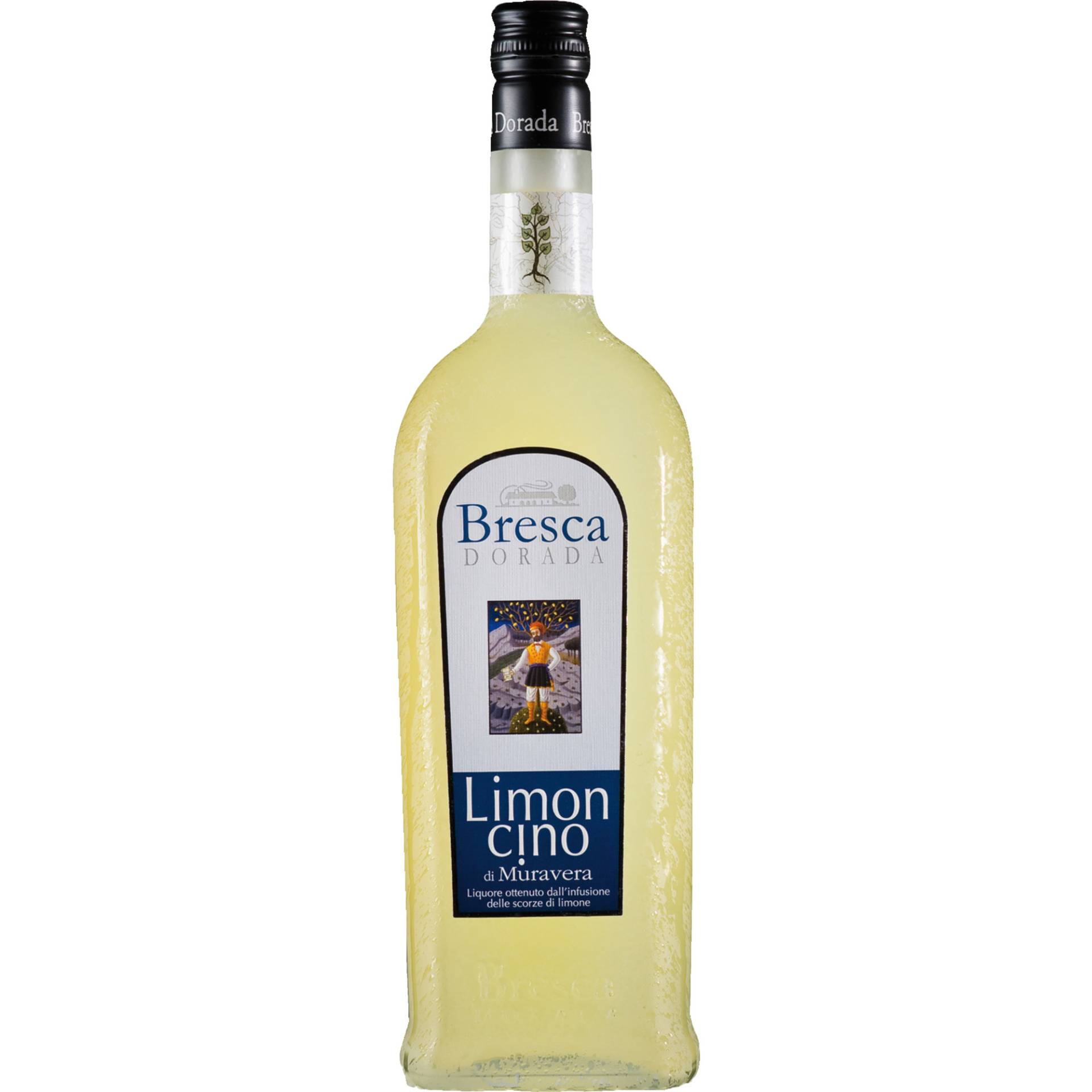 Limoncino di Muravera, 0,70 L, 30% Vol., Spirituosen von Bresca Dorada Srl - Loc. Cann´e Frau  - 09043 Muravera - Sardegna - Italia