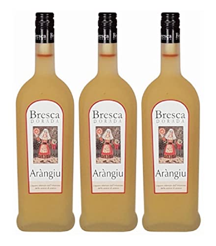 Bresca Dorada Arangiu Orangenlikör 0.7 L, 3412, 3er Pack (3 x 700 ml) von Bresca Dorada