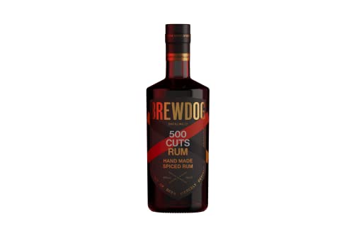 BrewDog Distilling Dog | Five Hundred Cuts | Spiced Rum | 700 ml | auf Basis von weißem | zweifach destiliiert | aromatisch von BrewDog