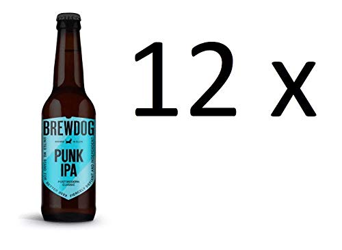 Brewdog Punk IPA Post Modern Classic 12 Flaschen a 330ml 5,6% Vol. inc. Mehrweg Pfand von BrewDog
