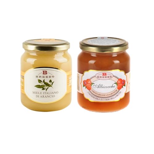 Brezzo Set zur Verkostung von Orangenhonig, 500 g und Kompott aus Bio-Aprikosen, 390 g Brezzo Set zur Verkostung von Orangenhonig, 500 g und Kompott aus Bio-Aprikosen, 390 g von Brezzo