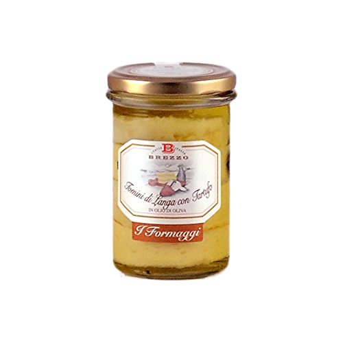 Brezzo - Tomini von Langhe mit Trüffel 280gr Brezzo - Tomini von Langhe mit Trüffel 280gr von Brezzo