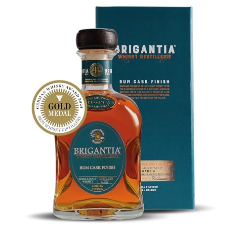 Brigantia Rum Cask Finish Single Malt Whisky 700ml | Whisky vom Bodensee (Steinhauser) von Brigantia