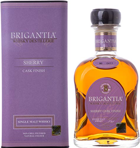 Brigantia Sherry Cask Finish Single Malt Whisky 700ml | Whisky vom Bodensee (Steinhauser) von Brigantia