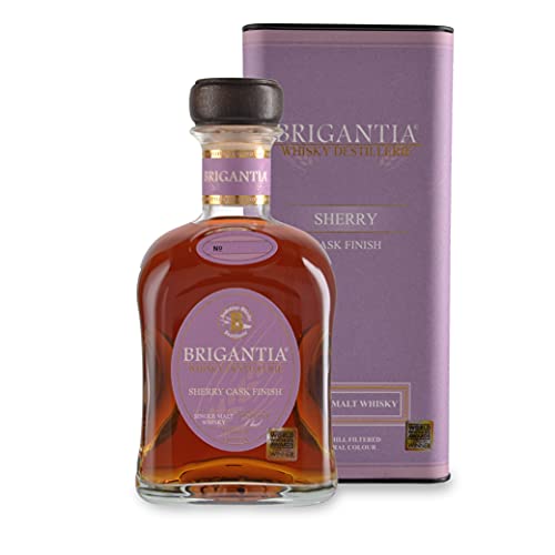 Brigantia Sherry Cask Finish Single Malt Whisky 700ml | Whisky vom Bodensee (Steinhauser) von Brigantia