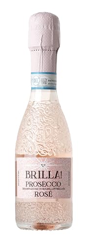 Brilla! Prosecco DOC Spumante Rosé 200 ml – 24 kleine Flaschen à 200 ml, Alkohol 11 Prozent Brilla! Prosecco DOC Spumante Rosé 200 ml – 24 kleine Flaschen à 200 ml, Alkohol 11 Prozent von Brilla!