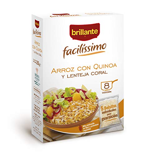Brillante, Facilissimo Reis mit Quinoa und Linsen, 5 Päckchen x 50 g von Brillante