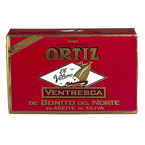 Brindisa Ortiz Prime Albacore Fillets"Ventresca" in Olive Oil 110g von Brindisa - Conservas Ortiz
