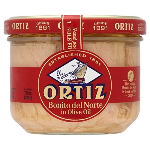Brindisa Ortiz Bonito Tuna Filets In Olivenöl 220G - Packung mit 6