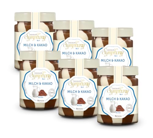 Brinkers Chocolate Symphony No.4 Milch & Schokoladen Mousse, Brotaufstrich für den Frühstücks-tisch, Ideal auf Brot und Brötchen 6x 210g Brinkers Chocolate Symphony No.4 Milch & Schokoladen Mousse, Brotaufstrich für den Frühstücks-tisch, Ideal auf Brot und Brötchen 6x 210g von Brinkers