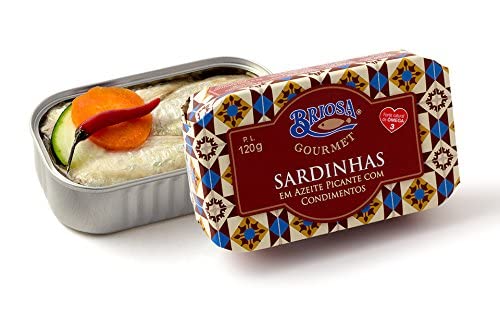 Sardinen in scharfem Olivenöl 120 g, Briosa Gourmet / Portugal von Briosa Gourmet