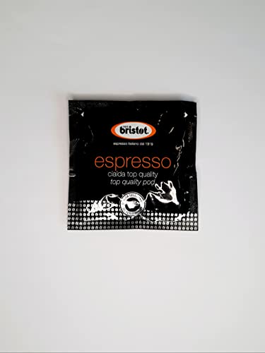 Bristot Kaffeepads Espresso, für Espresso Maschinen- 150 Stück Braun von Bristot