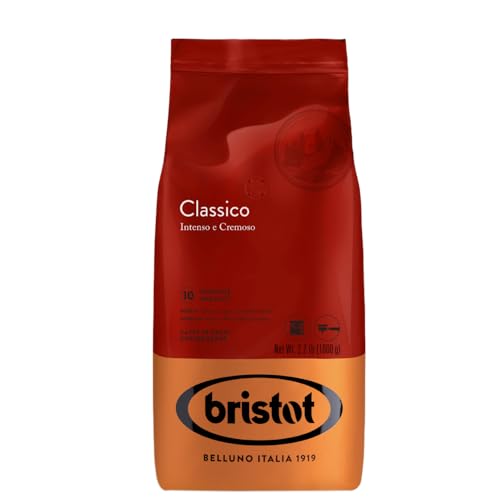 Bristot Espresso Classico ganze Bohnen, Kaffee, 1Kg, Linea Traditionale von Bristot