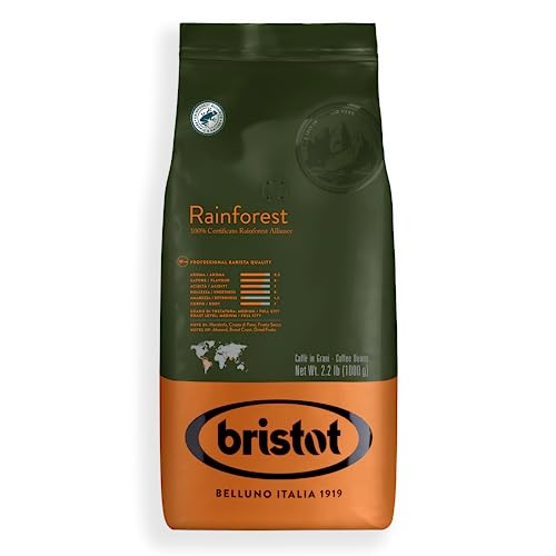 Bristot Espresso Rainforest 1000g ganze Bohnen von Bristot