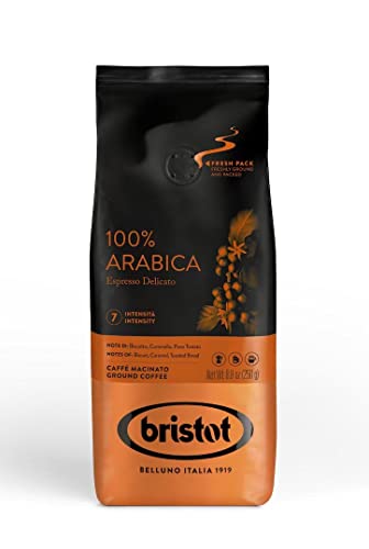 Bristot Kaffee 100% Arabica - Diamante - 250 g gemahlen von Bristot
