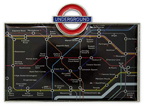 Underground TFLTM3011 Kühlschrankmagnet, Schwarz von British Heritage Brands