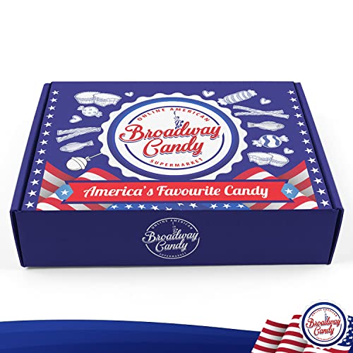 Broadway Candy Amerikanische Süßigkeiten Geschenk-Box - für Kinder & Erwachsene - Geburtstag Weihnachten Halloween - Himmlische Auswahl an American von Broadway candy