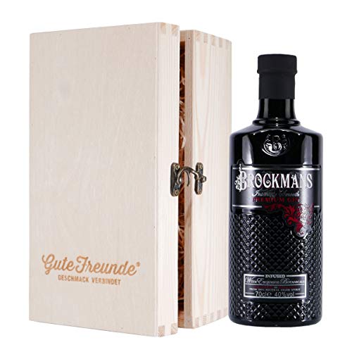 Brockmans Gin mit Geschenk-Holzkiste Brockmans Gin mit Geschenk-Holzkiste von Brockman