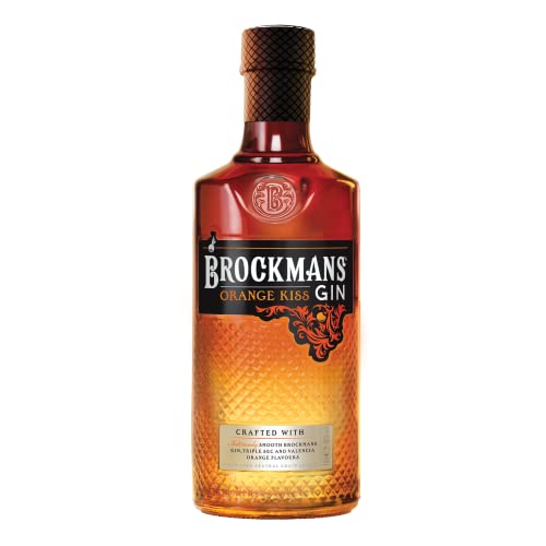 Brockmans Gin Orange Kiss I Gin mit valencianischen Orangen und Triple Sec I ein Sonnenuntergang in einer Flasche I Sundowner I 700ml I 40% von Brockmans