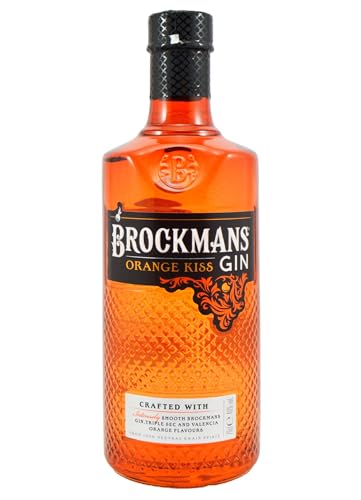 Brockmans Gin Orange Kiss I Gin mit valencianischen Orangen und Triple Sec I ein Sonnenuntergang in einer Flasche I Sundowner I 700ml I 40% von Brockmans