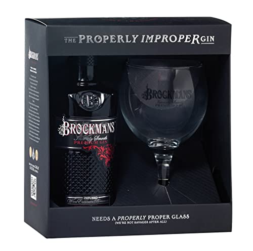 PREMIUM GIN INTENSELY SMOOTH 70 CL GIF PACK + 1 GLASS von Brockmans