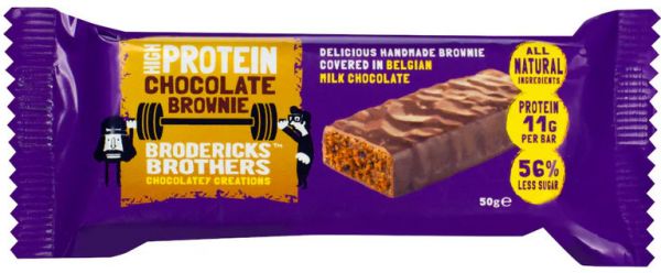 Broderick´s - High Protein Chocolate Brownie von Broderick's