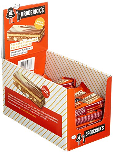 Broderick's Kuchen Riegel Crispy Peanut Butter, 20er Pack (20 x 50 g) von ebaney