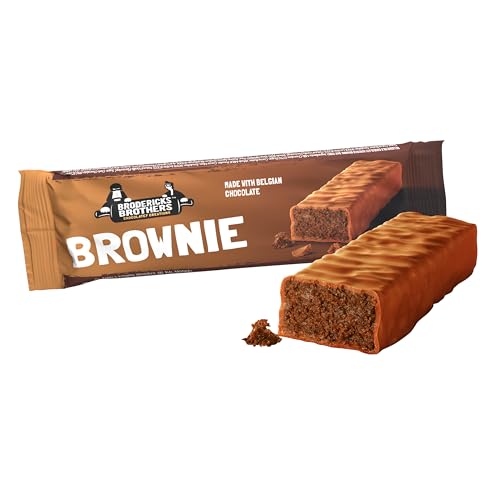 Brodericks Brownie mit Schokoladenüberzung, 20 Riegel (20 x 50 g), Handgemacht in Irland von dutis