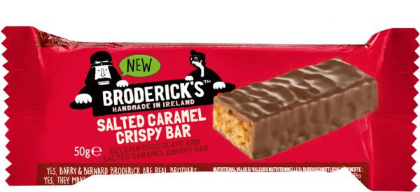 Broderick´s - Salted Caramel Crispy Bar von Broderick's