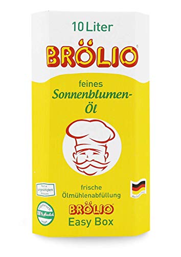 Brölio - Sonnenblumenöl, 10 Liter Bag-in-Box von Brölio