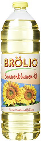 Brölio Sonnenblumenöl, 15er Pack (15 x 1 l) von Brölio