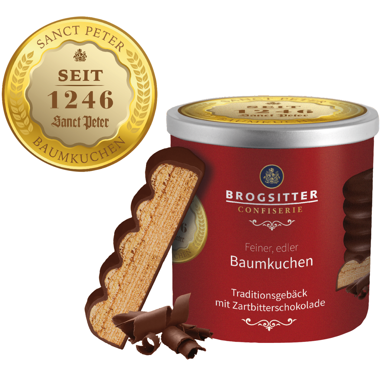 Brogsitter Confiserie Feinster handwerklich gebackener Baumkuchen Brogsitter Confiserie Feinster handwerklich gebackener Baumkuchen von Brogsitter Confiserie
