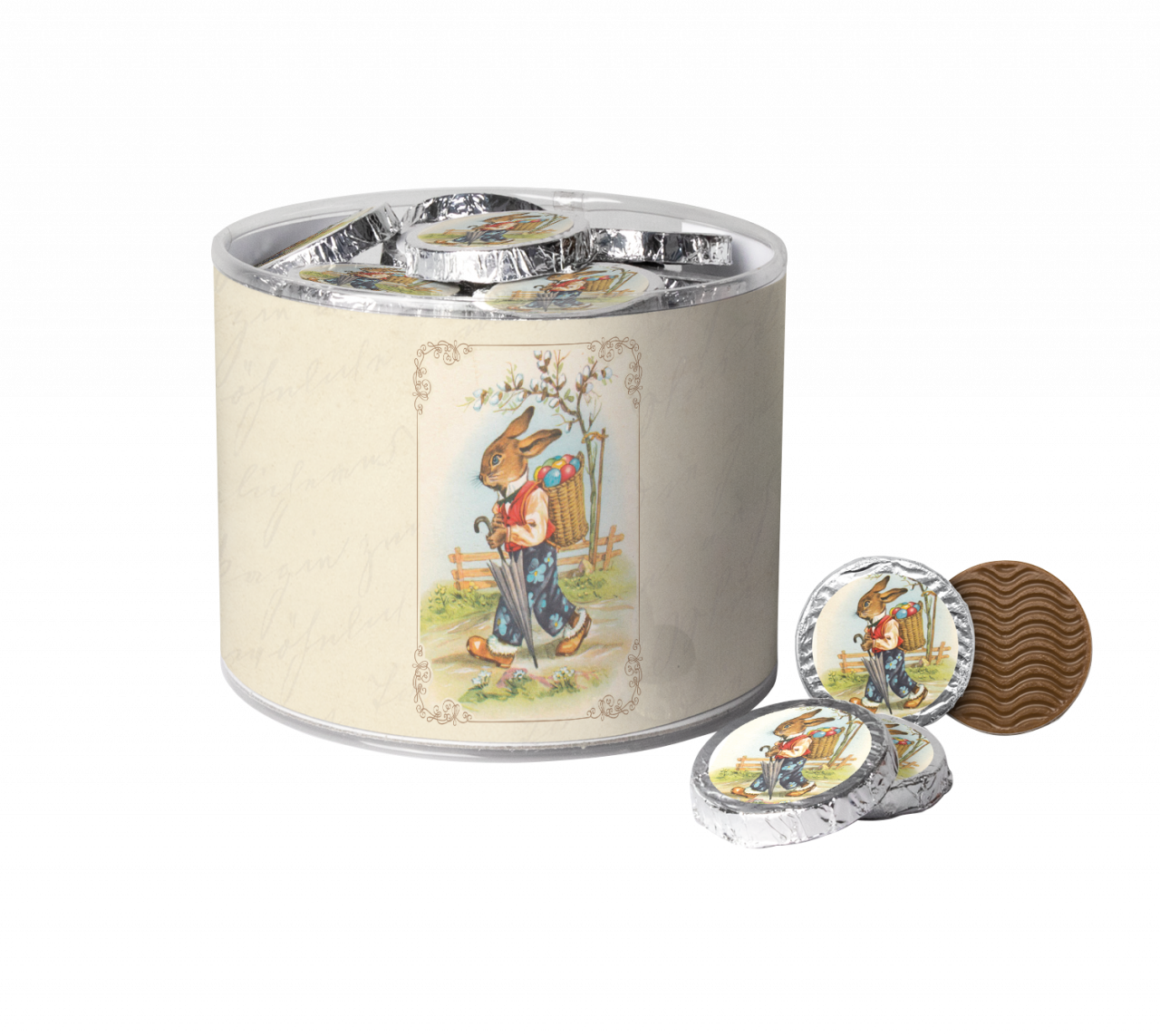 Brogsitter Confiserie Nostalgie-Hasendose mit 48 Vollmilchtalern Brogsitter Confiserie Nostalgie-Hasendose mit 48 Vollmilchtalern von Brogsitter Confiserie
