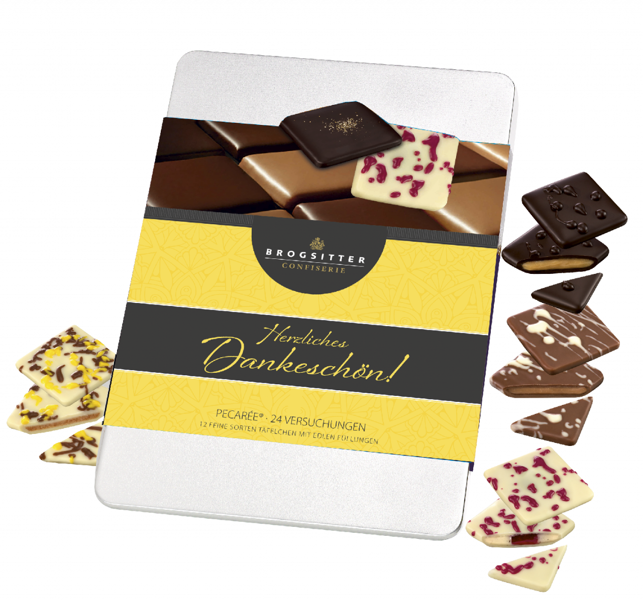 Brogsitter Pecarée "Herzliches Dankeschön! von Brogsitter Confiserie