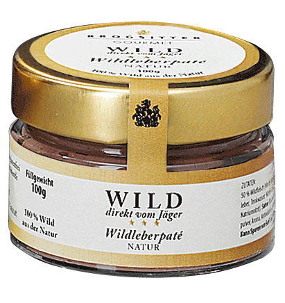 Brogsitter Gourmet Wildleberpaté Natur von Brogsitter Gourmet