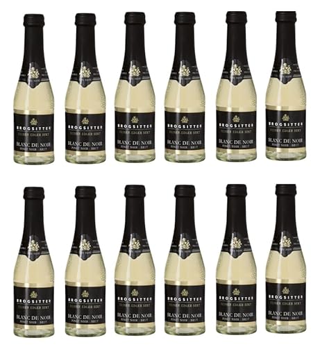 12x 0,2l - Brogsitter - Blanc de Noir - Pinot Noir-Sekt - brut - Piccolo - Deutschland - Sekt brut 12x 0,2l - Brogsitter - Blanc de Noir - Pinot Noir-Sekt - brut - Piccolo - Deutschland - Sekt brut von Brogsitter