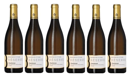 6x 0,75l - 2021er - Brogsitter - Réserve - Gau Algesheimer Johannisberg - Chardonnay - Qualitätswein Rheinhessen - Deutschland - Weißwein trocken von Brogsitter