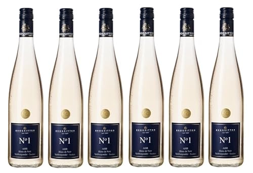 6x 0,75l - 2023er - Brogsitter - AHR N°1 - Blanc de Noir - Spätburgunder - Qualitätswein Ahr - Deutschland - Weißwein trocken von Brogsitter