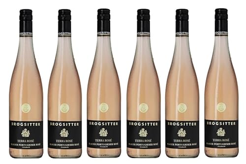 6x 0,75l - 2022er - Brogsitter - Terra Rosé - Rosé vom Blauen Portugieser feinherb - Qualitätswein Rheinhessen - Deutschland - Rosé-Wein halbtrocken von Brogsitter