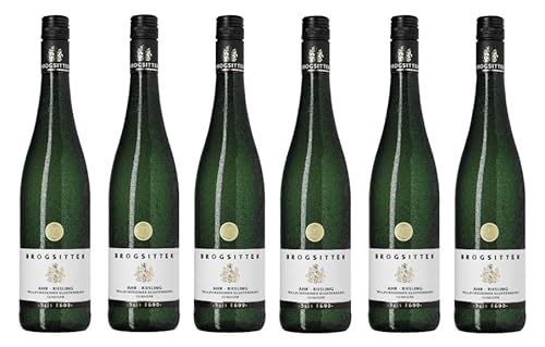 6x 0,75l - 2023er - Brogsitter - Walporzheimer Klosterberg - Riesling feinherb - Qualitätswein Ahr - Deutschland - Weißwein halbtrocken von Brogsitter