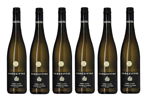 6x 0,75l - 2024er - Brogsitter - Terra Blanc - Grauburgunder - Qualitätswein Rheinhessen - Deutschland - Weißwein trocken 6x 0,75l - 2024er - Brogsitter - Terra Blanc - Grauburgunder - Qualitätswein Rheinhessen - Deutschland - Weißwein trocken von Brogsitter