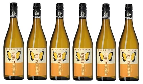 6x 0,75l - 2023er - Brogsitter - Wurzeln & Flügel - Himmel auf Erden - Weißwein-Cuvée - Qualitätswein Rheinhessen - Deutschland - Weißwein trocken 6x 0,75l - 2023er - Brogsitter - Wurzeln & Flügel - Himmel auf Erden - Weißwein-Cuvée - Qualitätswein Rheinhessen - Deutschland - Weißwein trocken von Brogsitter