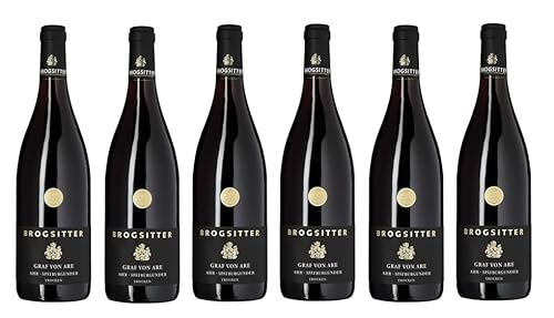 6x 0,75l - Brogsitter - Graf von Are - Spätburgunder - Qualitätswein Ahr - Deutschland - Rotwein trocken von Brogsitter