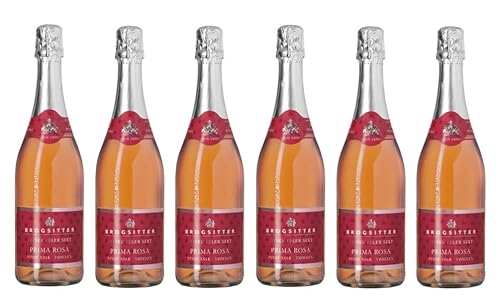 6x 0,75l - Brogsitter - Prima Rosa - Pinot Noir - Rosé-Sekt - Deutschland - Rosé-Sekt trocken von Brogsitter