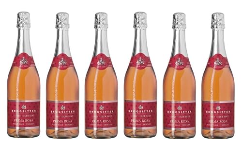 6x 0,75l - Brogsitter - Prima Rosa - Pinot Noir - Rosé-Sekt - Deutschland - Rosé-Sekt trocken von Brogsitter