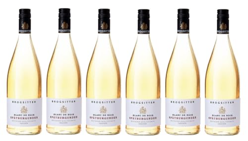 6x 1,0l - 2022er - Brogsitter - Blanc de Noir - Spätburgunder - LITER - Qualitätswein Pfalz - Deutschland - Weißwein trocken 6x 1,0l - 2022er - Brogsitter - Blanc de Noir - Spätburgunder - LITER - Qualitätswein Pfalz - Deutschland - Weißwein trocken von Brogsitter