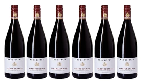 6x 1,0l - 2023er - Brogsitter - Spätburgunder - halbtrocken LITER - Qualitätswein Rheinhessen - Deutschland - Rotwein halbtrocken 6x 1,0l - 2023er - Brogsitter - Spätburgunder - halbtrocken LITER - Qualitätswein Rheinhessen - Deutschland - Rotwein halbtrocken von Brogsitter