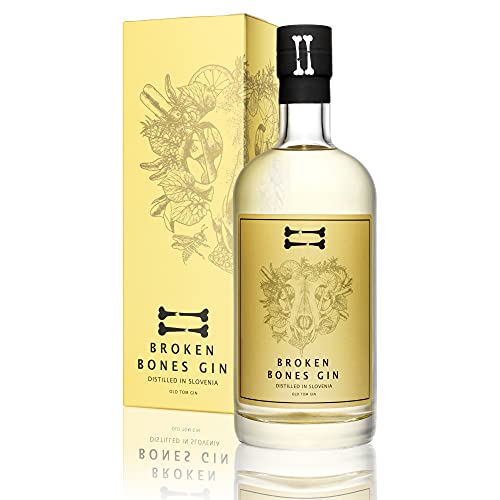 Broken Bones Old Tom Gin - Gin nach London Dry Art mit Honig, 10 Botanicals, Wacholder, Zitrone, Hagebutte, Lindenblüte, 43% vol, 0,5l Broken Bones Old Tom Gin - Gin nach London Dry Art mit Honig, 10 Botanicals, Wacholder, Zitrone, Hagebutte, Lindenblüte, 43% vol, 0,5l von Broken Bones